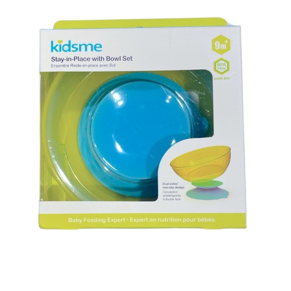 059 Bundle Kidsme Bowl Set & Munchkin Spoon Tips - Picture 2 of 3